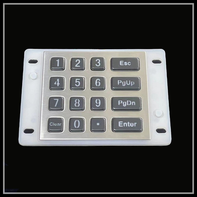 Waterproof Metal Backlit Numeric Keypad Light Transmitting LED Light Emitting Keypad