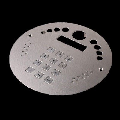Numeric Customized Logo Stainless Keyboard For Automatic Door And Telephone Button
