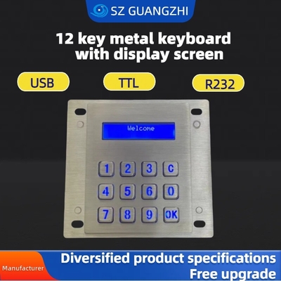 High voltage automatic power off function, stainless steel keyboard with display screen, GZ-Z001075，keynius pinpad