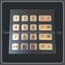 16 Keys Type Industrial Numeric Keypad For Self Service Vending Machine