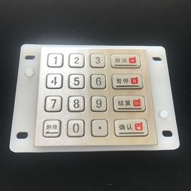 Waterproof Backlit Numeric Keypad Energy Saving For Self Service Machine