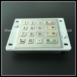Industrial Metal Embedded Keyboard 16 Buttons Type , Custom Font Keyboard