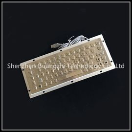Stainless Steel Industrial Keyboard With Trackball Custom Layout Rust Proof