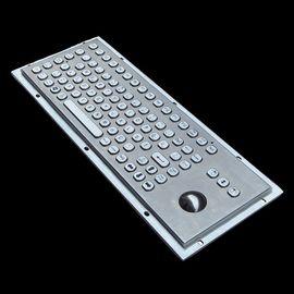 Customized Metal 84 Key Keyboard With Integrated Anti Riot Trackball Mouse