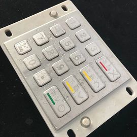 Metal Waterproof Keypad With Anti Etching Braille Button Laser Engraved Logo
