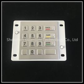 Weatherproof Metal Numeric Keypad With Customized Font Easy Installation