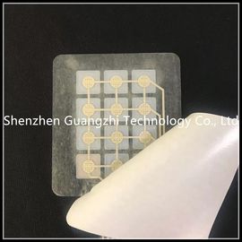 0.45mm Key Travel Industrial Numeric Keypad 3 * 4 Matrix Waterproof Thin Film