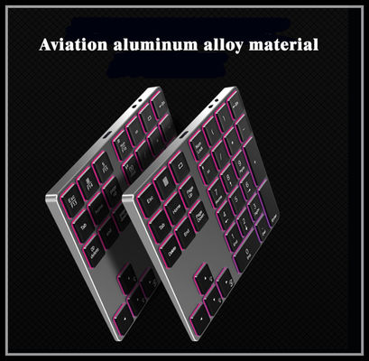 Wireless Bluetooth 3.0 Pin Code Keypad Numeric Keyboard With 7 Backlight