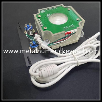 Metal Computer Mouse Trackball Waterproof IP67 Metal Mouse Positioner