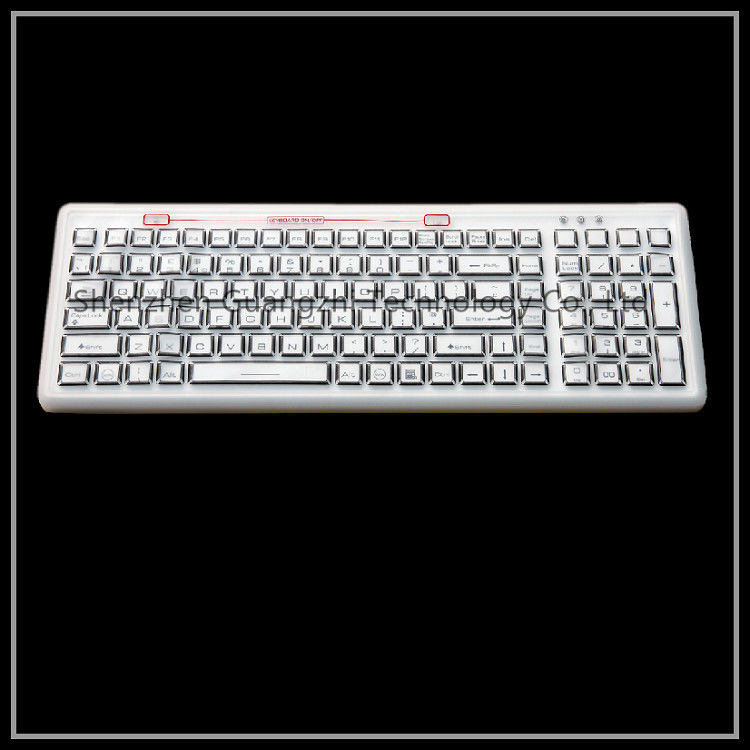 Rugged Silicone Rubber Keypad Water Resistant With 109 Compact Buttons
