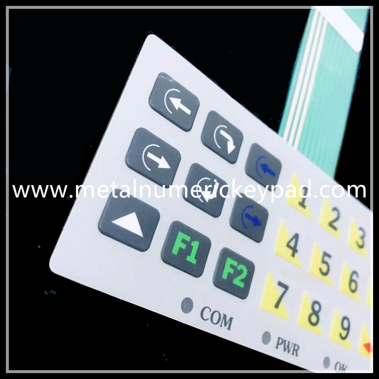 6ms Waterproof Numeric Keypad 10 P Connection Membrane Switch Keypad